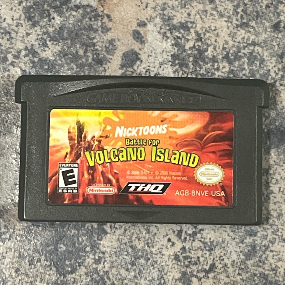 5 for $60 Nicktoons battle for volcano island gameboy advance loose cartridge